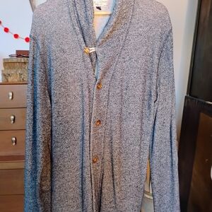 Abel & Brown Gray Men's Sailors Cardigan Sweater